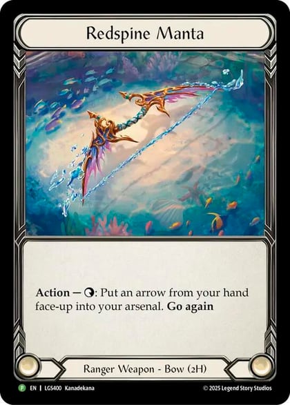 Redspine Manta (LGS400), Flesh and Blood: Promo Cards LGS400