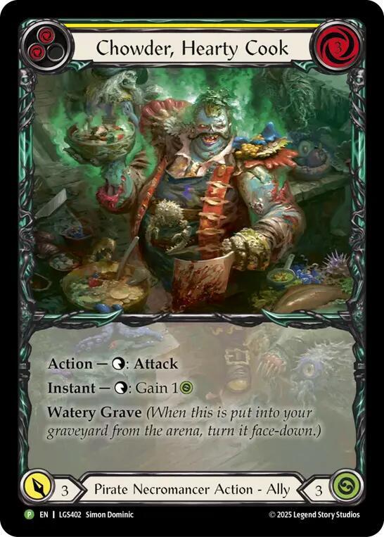 Chowder, Hearty Cook (LGS402), Flesh and Blood: Promo Cards LGS402