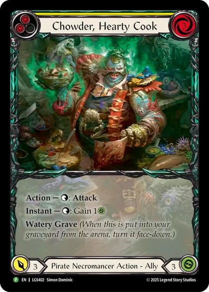 Chowder, Hearty Cook (LGS402), Flesh and Blood: Promo Cards LGS402