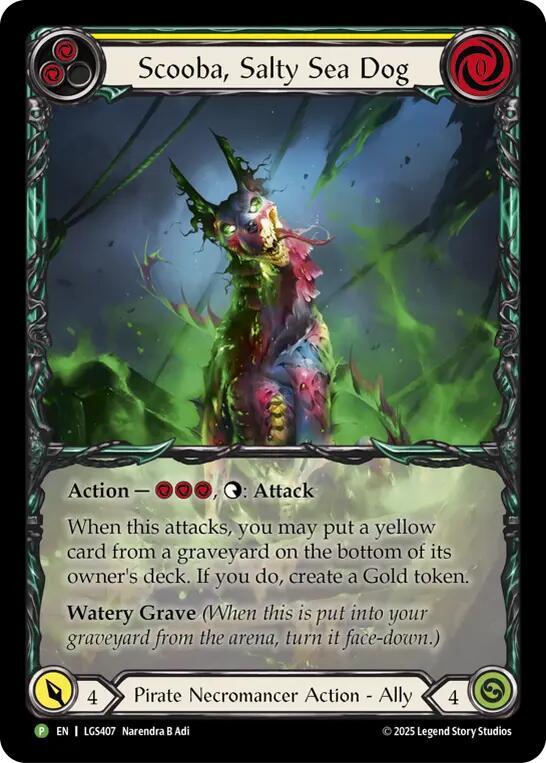 Scooba, Salty Sea Dog (LGS407), Flesh and Blood: Promo Cards LGS407
