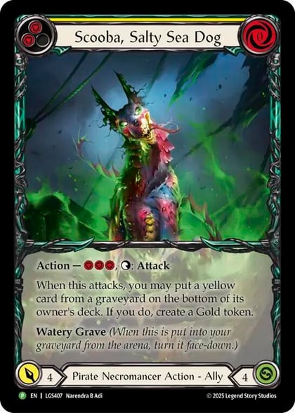 Scooba, Salty Sea Dog (LGS407), Flesh and Blood: Promo Cards LGS407