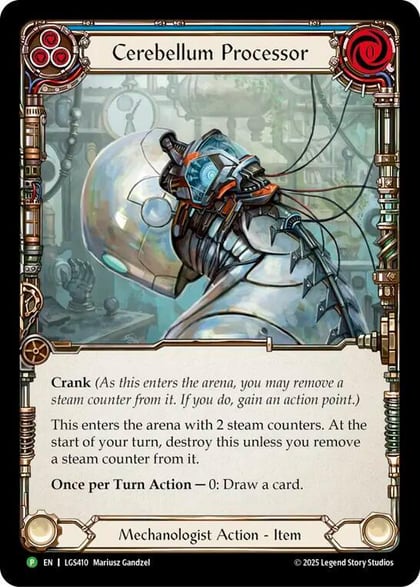 Cerebellum Processor - LGS410, Flesh and Blood: Promo Cards LGS410