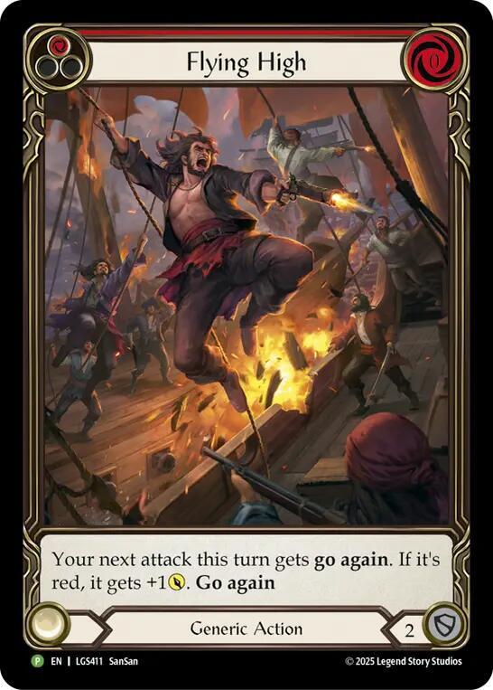 Flying High (Red) - LGS411, Flesh and Blood: Promo Cards LGS411