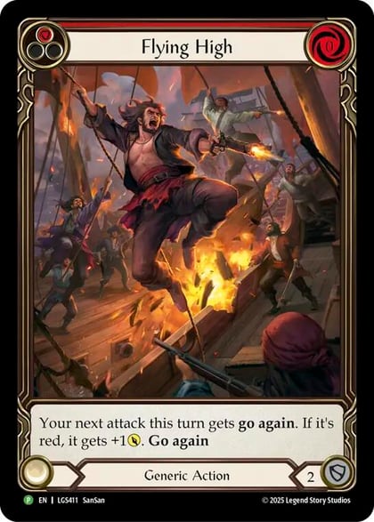 Flying High (Red) - LGS411, Flesh and Blood: Promo Cards LGS411