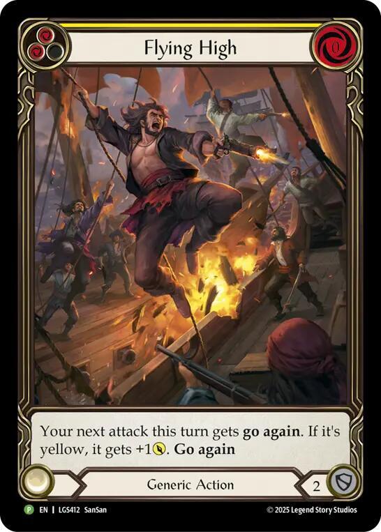 Flying High (Yellow) - LGS412, Flesh and Blood: Promo Cards LGS412