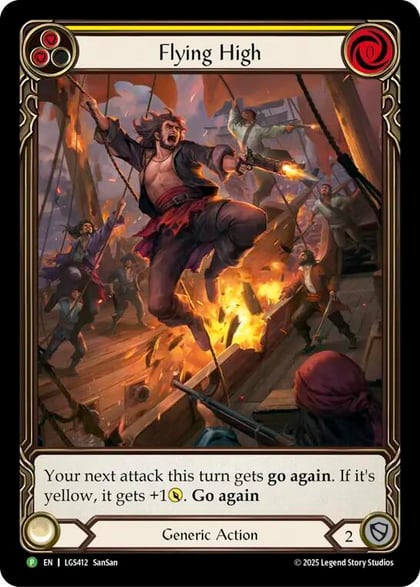 Flying High (Yellow) - LGS412, Flesh and Blood: Promo Cards LGS412