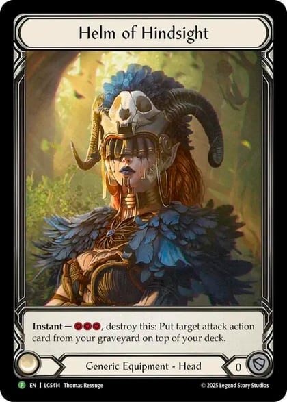 Helm of Hindsight - LGS414, Flesh and Blood: Promo Cards LGS414