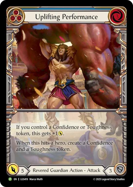 Uplifting Performance - LGS419, Flesh and Blood: Promo Cards LGS419
