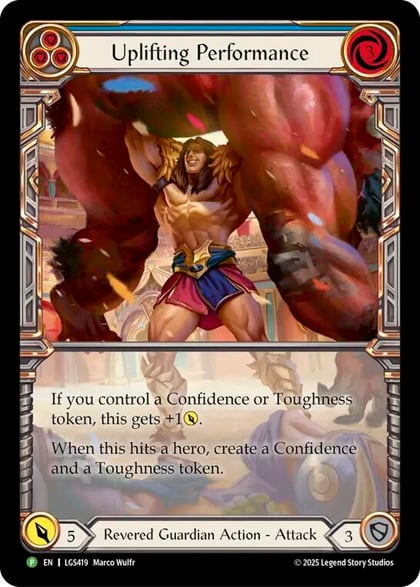 Uplifting Performance - LGS419, Flesh and Blood: Promo Cards LGS419