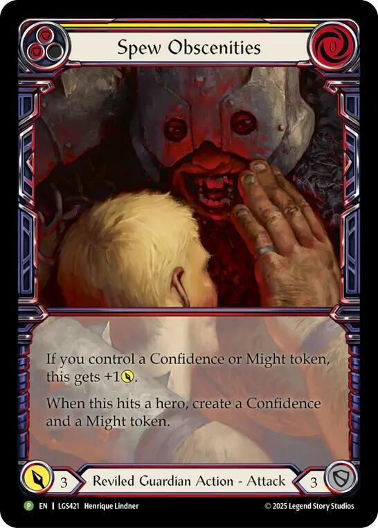 Spew Obscenities - LGS421, Flesh and Blood: Promo Cards LGS421