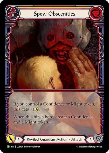 Spew Obscenities - LGS421, Flesh and Blood: Promo Cards LGS421