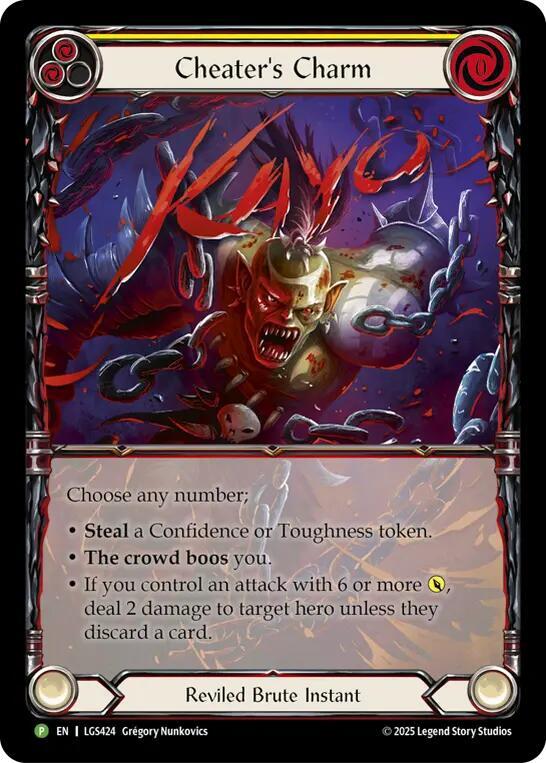 Cheater's Charm - LGS424, Flesh and Blood: Promo Cards LGS424