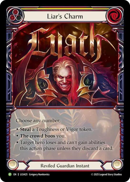 Liar's Charm - LGS425, Flesh and Blood: Promo Cards LGS425