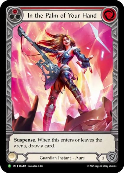 In the Palm of Your Hand - LGS431, Flesh and Blood: Promo Cards LGS431