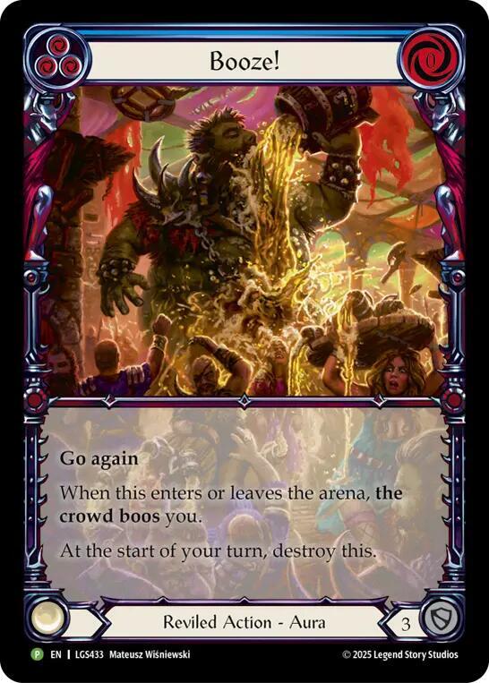 Booze! - LGS433, Flesh and Blood: Promo Cards LGS433