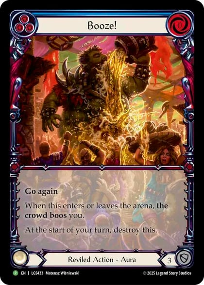 Booze! - LGS433, Flesh and Blood: Promo Cards LGS433