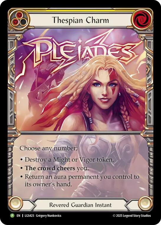 Thespian Charm - LGS423, Flesh and Blood: Promo Cards LGS433