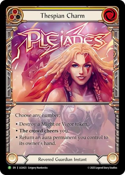 Thespian Charm - LGS423, Flesh and Blood: Promo Cards LGS433