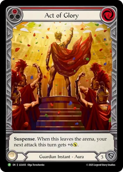 Act of Glory - LGS435, Flesh and Blood: Promo Cards LGS435