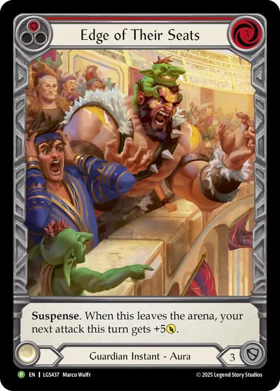 Edge of Their Seats - LGS437, Flesh and Blood: Promo Cards LGS437