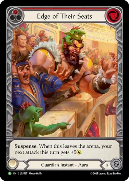 Edge of Their Seats - LGS437, Flesh and Blood: Promo Cards LGS437