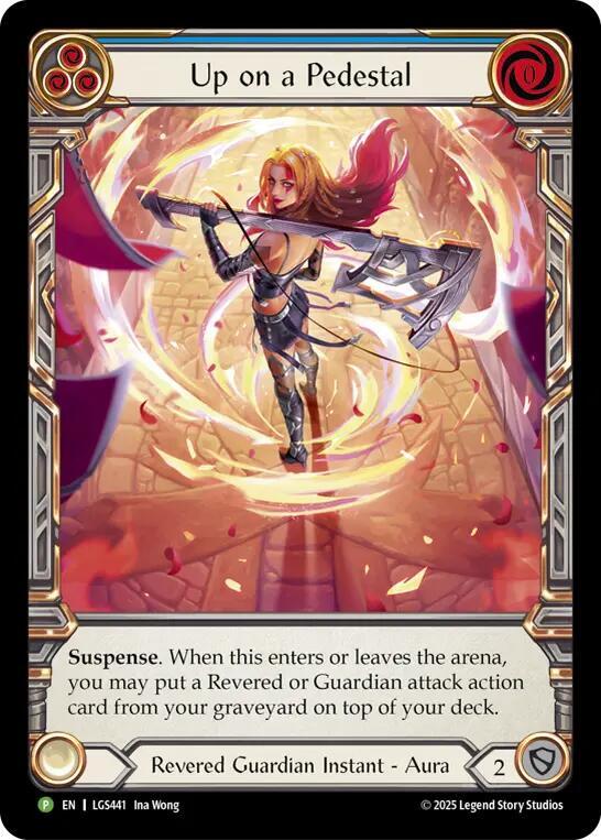 Up on a Pedestal - LGS441, Flesh and Blood: Promo Cards LGS441