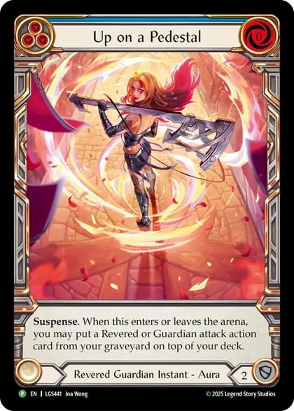 Up on a Pedestal - LGS441, Flesh and Blood: Promo Cards LGS441