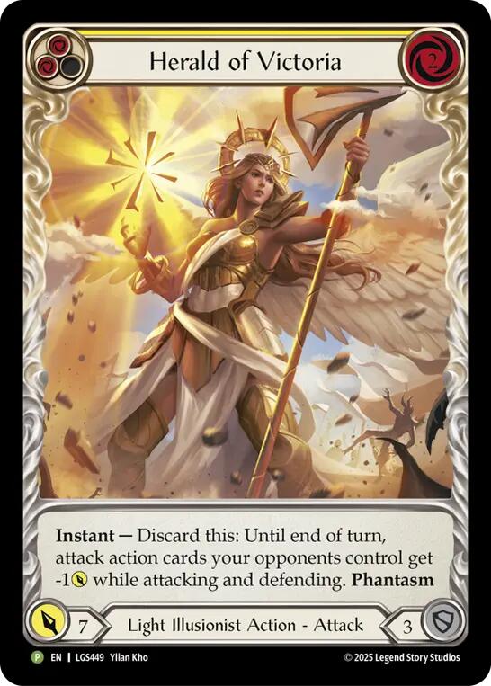 Herald of Victoria - LGS449, Flesh and Blood: Promo Cards LGS449