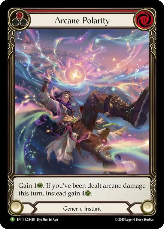 Arcane Polarity (Extended Art) - LGS458, Flesh and Blood: Promo Cards LGS458