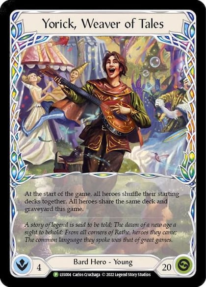 Yorick, Weaver of Tales - LSS004, Flesh and Blood: Promo Cards LSS004