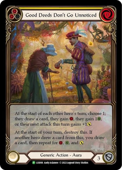 Good Deeds Don't Go Unnoticed - LSS006, Flesh and Blood: Promo Cards LSS006