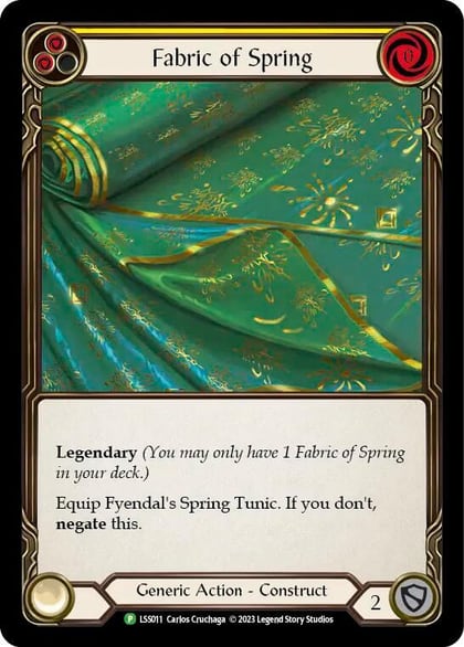 Fabric of Spring // Fyendal's Spring Tunic - LSS011, Flesh and Blood: Promo Cards LSS011