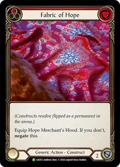 Fabric of Hope // Hope Merchant's Hood - LSS012, Flesh and Blood: Promo Cards LSS012