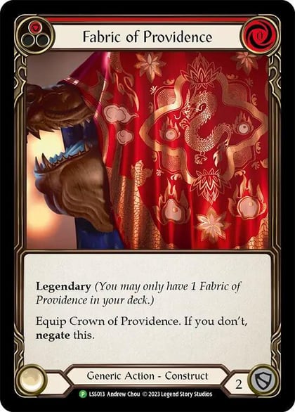 Fabric of Providence // Crown of Providence - LSS013, Flesh and Blood: Promo Cards LSS013