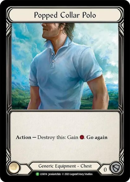 Popped Collar Polo - LSS014, Flesh and Blood: Promo Cards LSS014