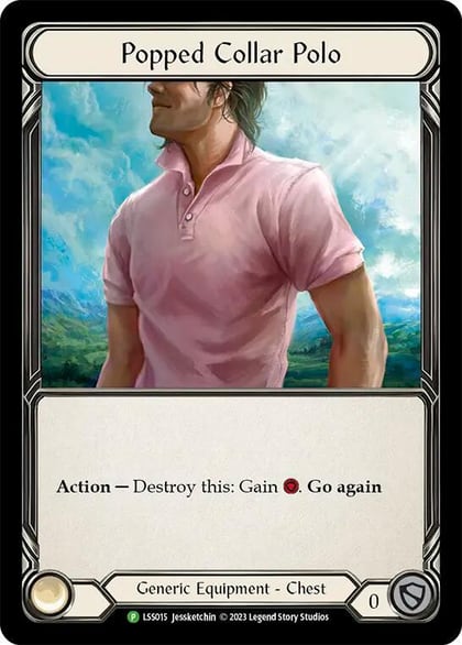 Popped Collar Polo - LSS015, Flesh and Blood: Promo Cards LSS015