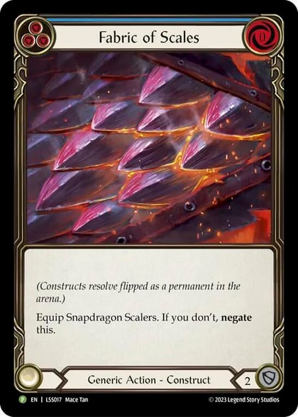 Fabric of Scales - LSS017, Flesh and Blood: Promo Cards LSS017