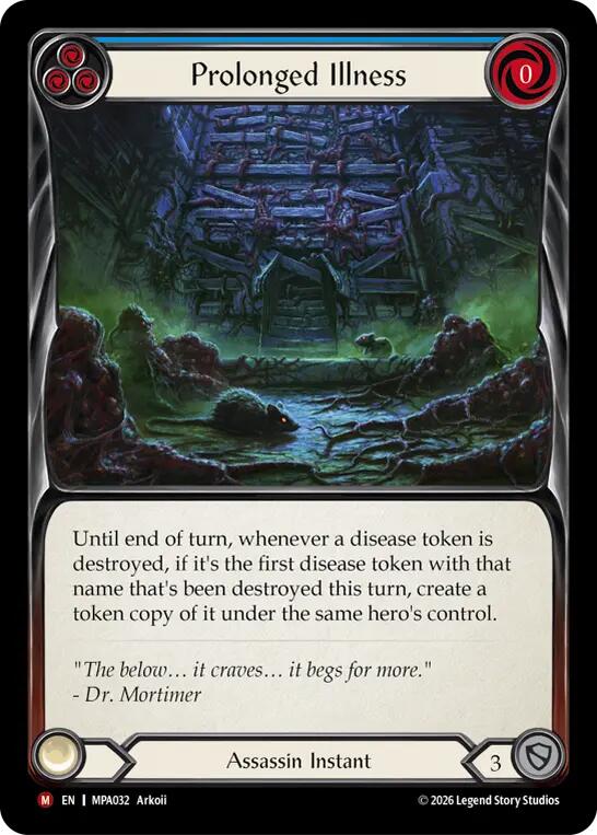Prolonged Illness, Flesh and Blood: Promo Cards MPA032