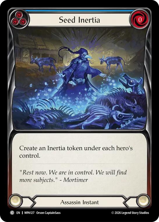 Seed Inertia, Flesh and Blood: Promo Cards MPA126