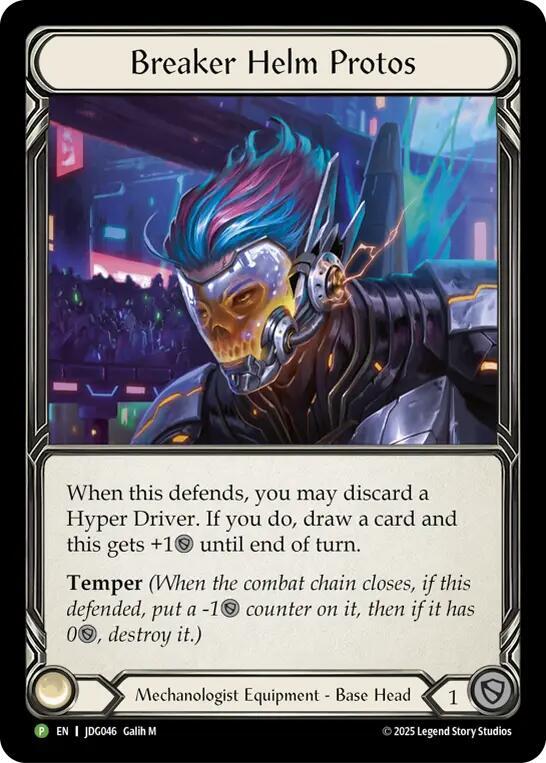 Breaker Helm Protos - JDG046, Flesh and Blood: Promo Cards #648472