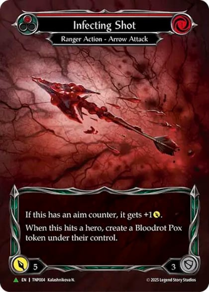 Infecting Shot (Red) (Marvel) - TNP004, Flesh and Blood: Promo Cards TNP004