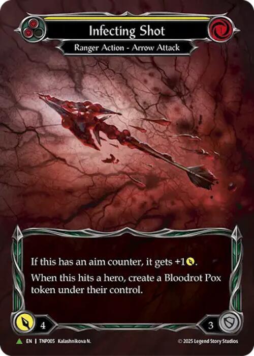Infecting Shot (Yellow) (Marvel) - TNP005, Flesh and Blood: Promo Cards TNP005