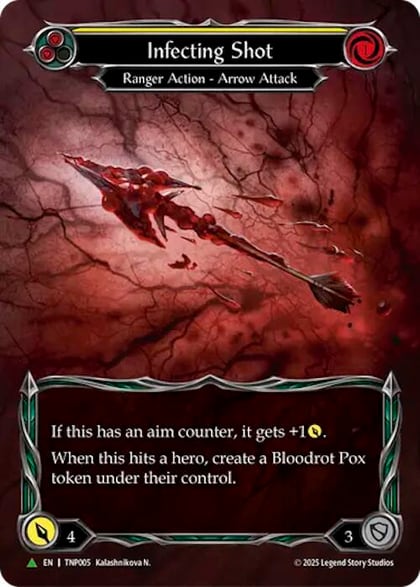 Infecting Shot (Yellow) (Marvel) - TNP005, Flesh and Blood: Promo Cards TNP005