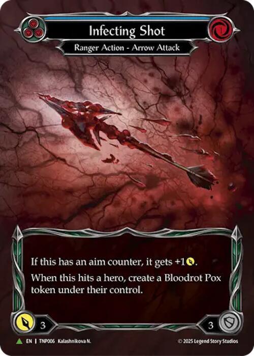 Infecting Shot (Blue) (Marvel) - TNP006, Flesh and Blood: Promo Cards TNP006