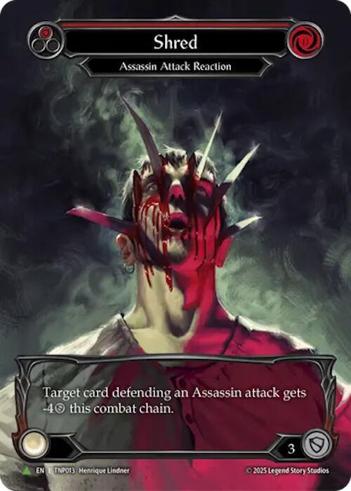 Shred (Red) (Marvel) - TNP013, Flesh and Blood: Promo Cards TNP013