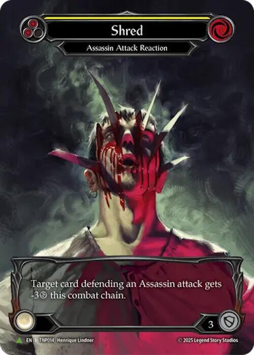 Shred (Yellow) (Marvel) - TNP014, Flesh and Blood: Promo Cards TNP014