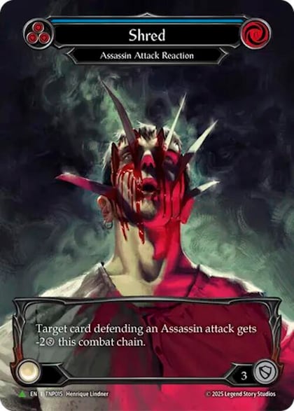 Shred (Blue) (Marvel) - TNP015, Flesh and Blood: Promo Cards TNP015