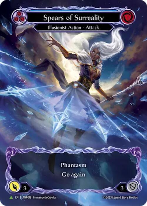 Spears of Surreality (Blue) (Marvel) - TNP018, Flesh and Blood: Promo Cards TNP018