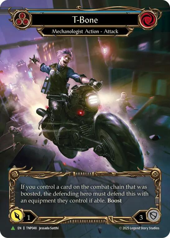T-Bone (Blue) (Marvel) - TNP048, Flesh and Blood: Promo Cards TNP048
