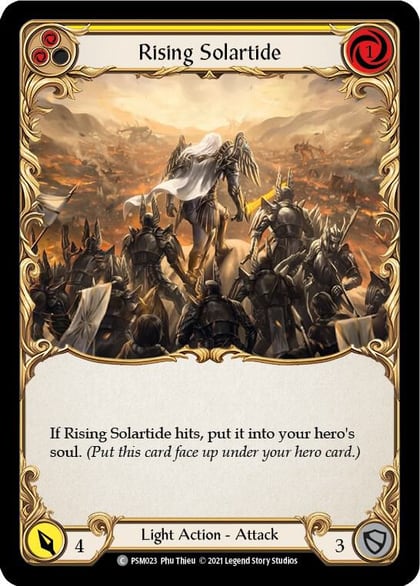 Rising Solartide (Yellow), Blitz Deck: Monarch - Prism PSM023